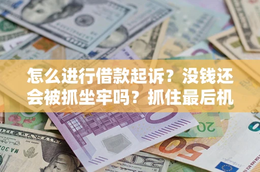 北京怎么进行借款起诉？没钱还会被抓坐牢吗？抓住最后机会！