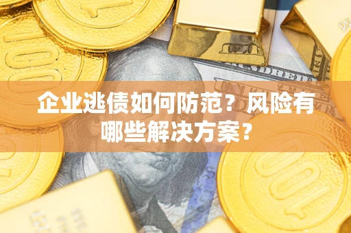 北京企业逃债如何防范？风险有哪些解决方案？