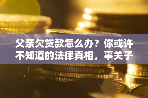 北京父亲欠贷款怎么办？你或许不知道的法律真相，事关子女未来