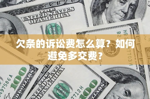 北京欠条的诉讼费怎么算？如何避免多交费？