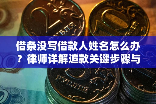北京借条没写借款人姓名怎么办？律师详解追款关键步骤与证据链构建
