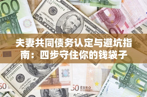 北京夫妻共同债务认定与避坑指南：四步守住你的钱袋子
