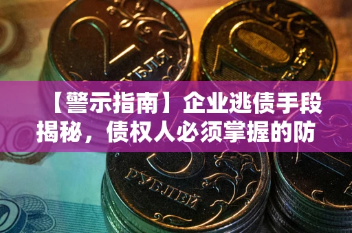 北京【警示指南】企业逃债手段揭秘，债权人必须掌握的防坑宝典