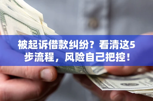 北京被起诉借款纠纷？看清这5步流程，风险自己把控！
