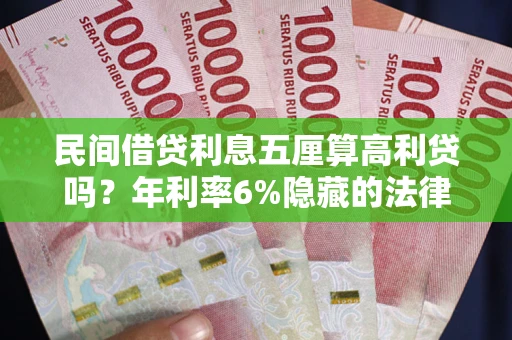 北京民间借贷利息五厘算高利贷吗？年利率6%隐藏的法律风险全解析