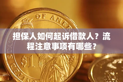 北京担保人如何起诉借款人？流程注意事项有哪些？